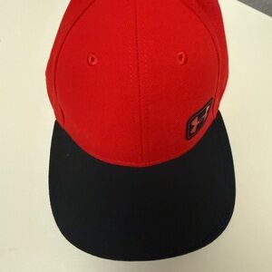 Under Armour Red and Black SnapBack